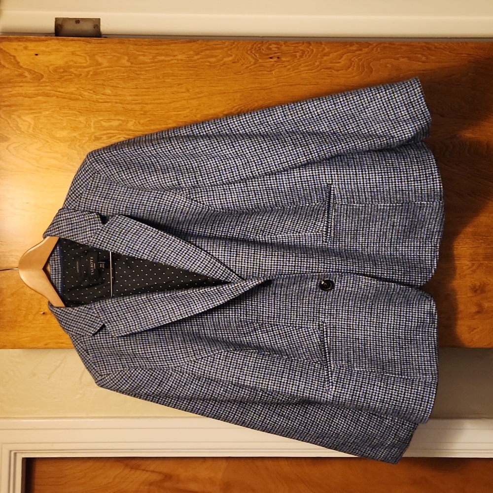 Talbots houndstooth blazer